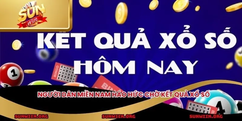 Người dân miền Nam háo hức chờ kết quả xổ số