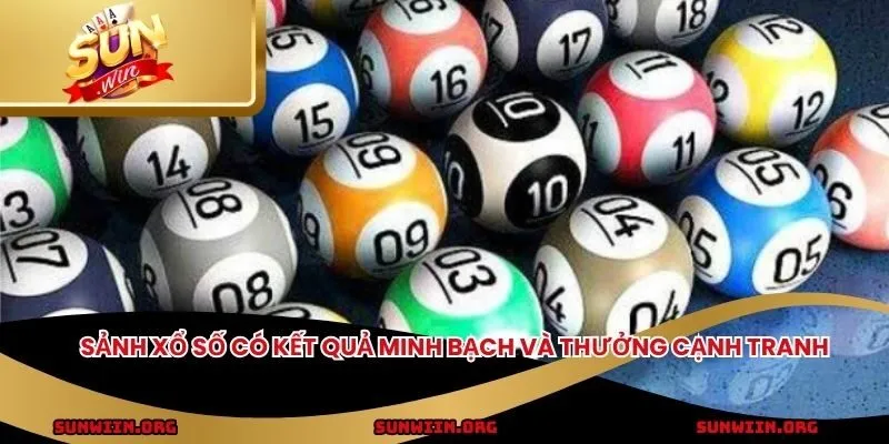 Sảnh xổ số có kết quả minh bạch và thưởng cạnh tranh